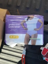 Amazon Basics Female protective underwear Medium Lot Of 3 / 20 Pack Total 60 
