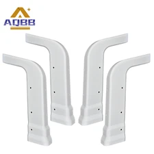 4 Pack Replacement Roof Corner Caps Compatible with Pop Up Campers ,White