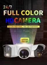 8MP Full HD 24Hr. full color night vision w/AOC hybrid 4 Security Camera