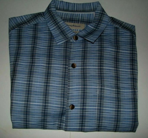 Tommy Bahama Herren Hemd Large Original Fit Freizeit Seide Baumwollmischung - Bild 2 von 9