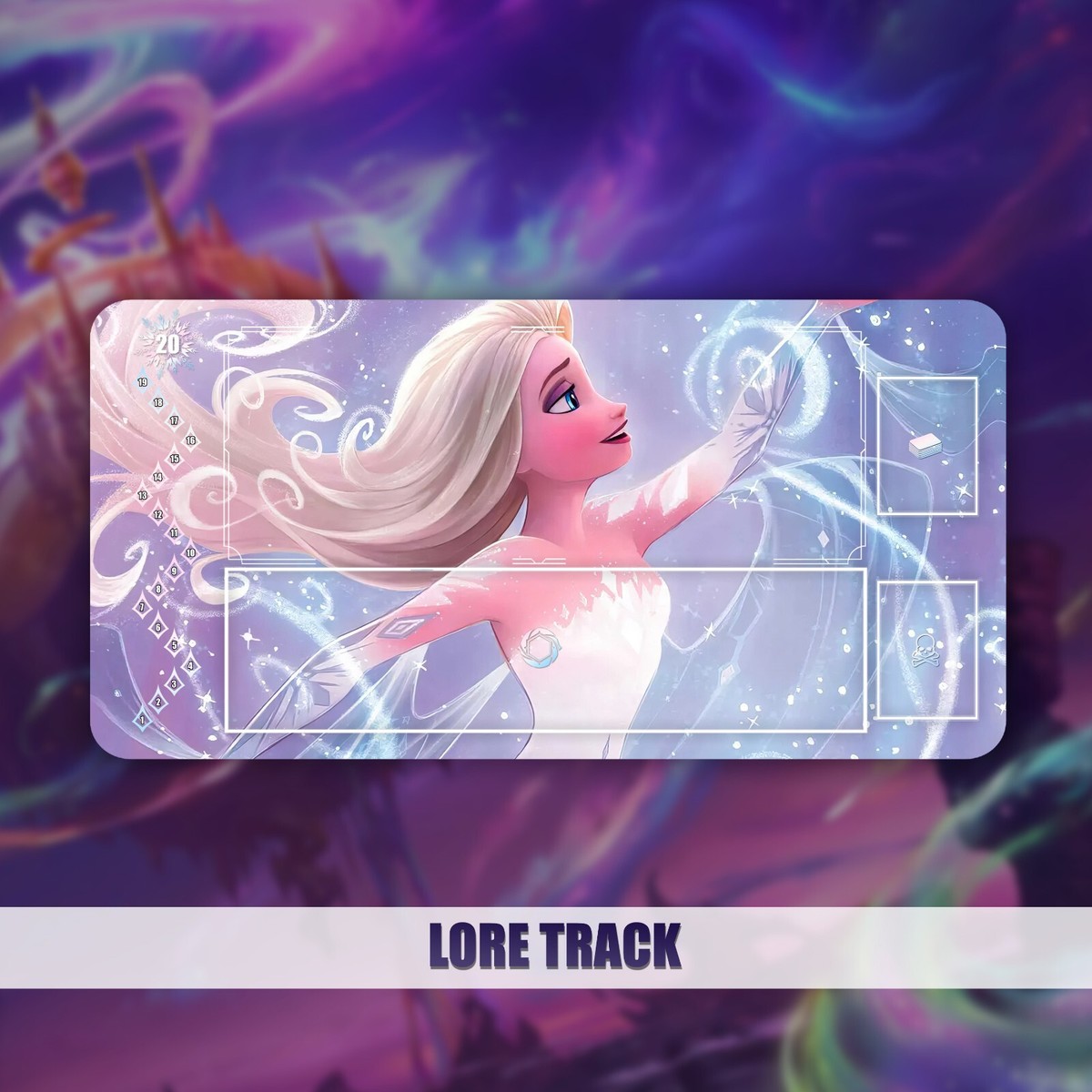 Playmat TCG Lorcana - Elsa Snow Queen | eBay
