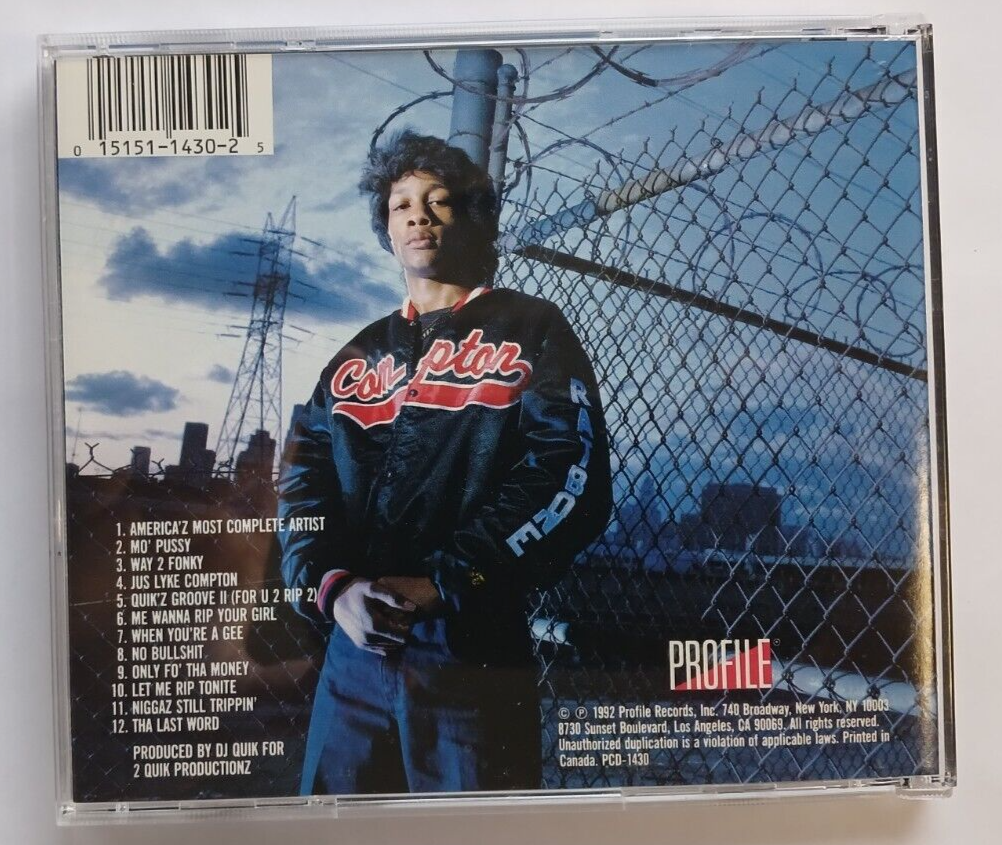DJ QUIK - WAY 2 FONKY - CD - 1992 - VG+ - SEND OFFER 15151143025| eBay