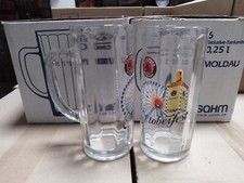 Lot de 6 verres bière chope mug Paulaner oktoberfest 25cl 2016 no heineken leffe