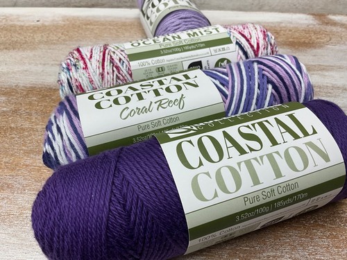 Coastal Cotton OCEAN mist coral reef yarn Queensland Collection - color 4cca - Picture 6 of 6