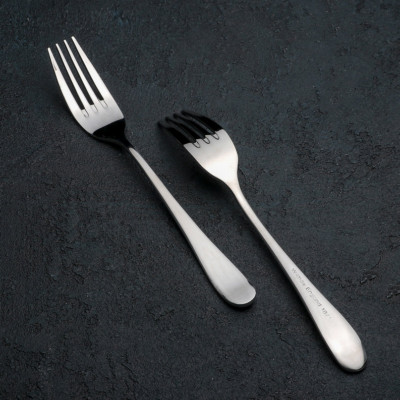 [ Set of 24 ] DINNER FORK 8'' | 20 CM WHITE BOX PACKING Stainless Steel