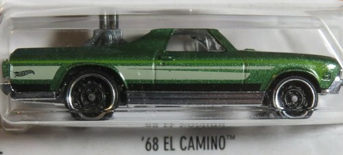 Hot Wheels '68 El Camino - Carte US Muscle Mania 2017, Blister Non Ouvert