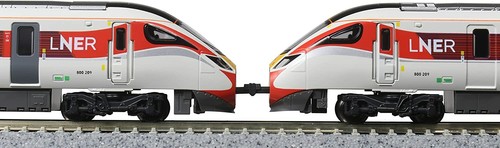 Spurweite Kato N British Railway Klasse 800/2 Lner Azuma 5 beide Sets 10-1674 Schiene - Bild 3 von 6