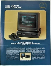 1985 Smith Corona CRT Word Processor Advertisement PWP System 8 Dealer Brochure