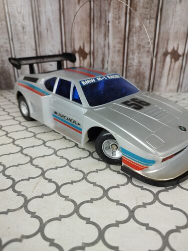 Vtg. Radio Shack BMW M1 Tandy RC Car With Box Untested Hong Kong - Picture 4 of 16