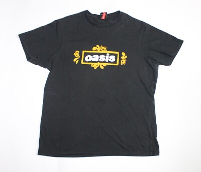 Oasis Shirt Stadium Tour 2009 Shirt Britpop Band Shirt Men's Large