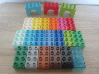 Lege Duplo einzelne 8er Grundsteine Steine 2 x 4 Noppen viele Farben 3011 NEU