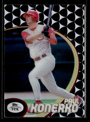 1998 Topps Tek #63 Paul Konerko Reds Pattern 48 | eBay