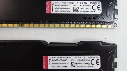 Atenuador Kingston HyperX FURY negro 8 GB 2X4 GB PC3-12800 DDR3-1600 MHz HX316C10FBK2/8 - Imagen 3 de 3