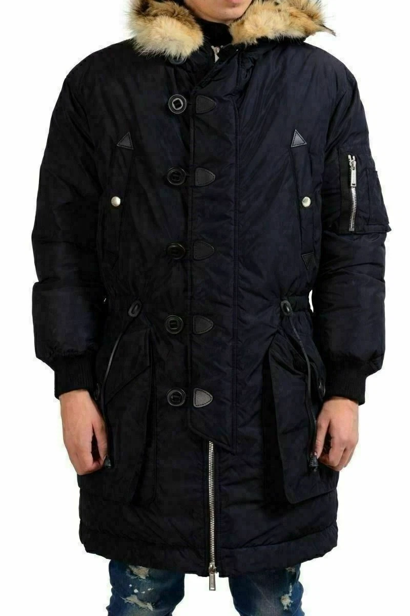 parka fourrure lapin homme