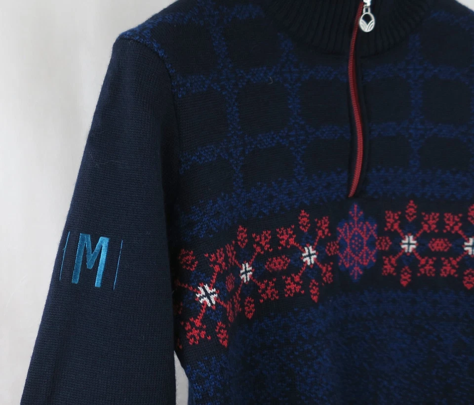 DALE OF NORWAY GORE WOMENS WOOL SWEATER JUMPER JACKET made in NORWAY size S - Image 4 of 4