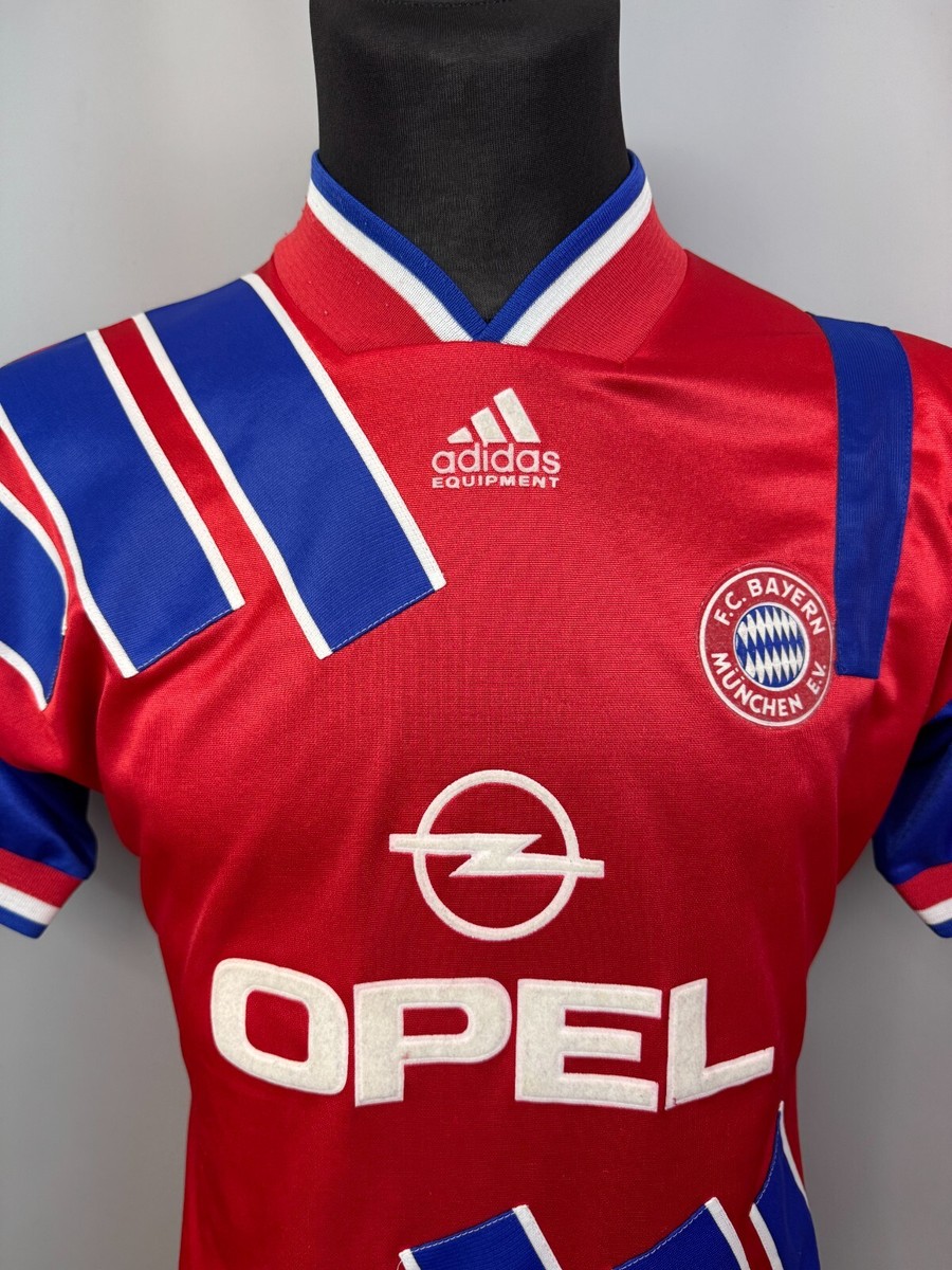 BAYERN MUNICH 1993 1995 MATTHAUS HOME SHIRT FOOTBALL SOCCER ADIDAS