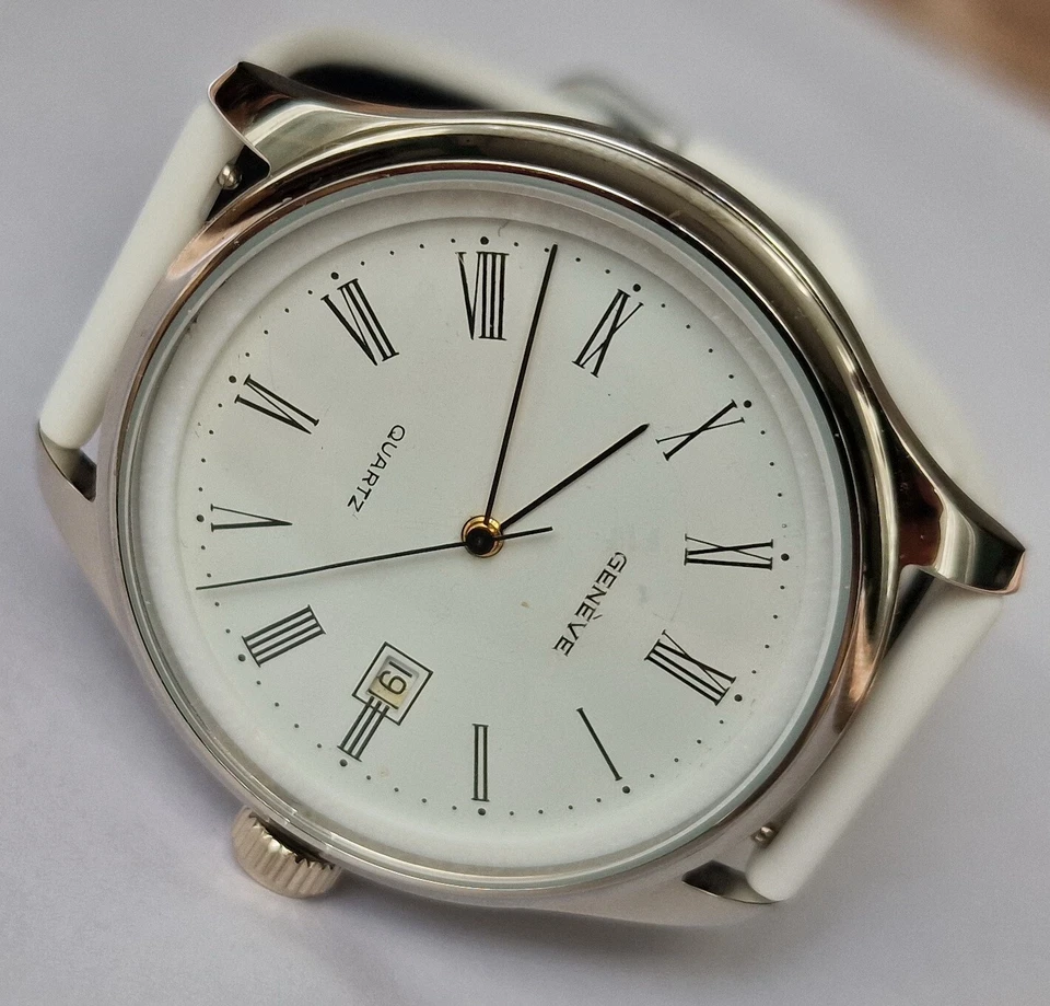 Vintage GENEVE Date ETA 954 112 Quartz V8 6Jewels Swiss made - Image 4 of 4