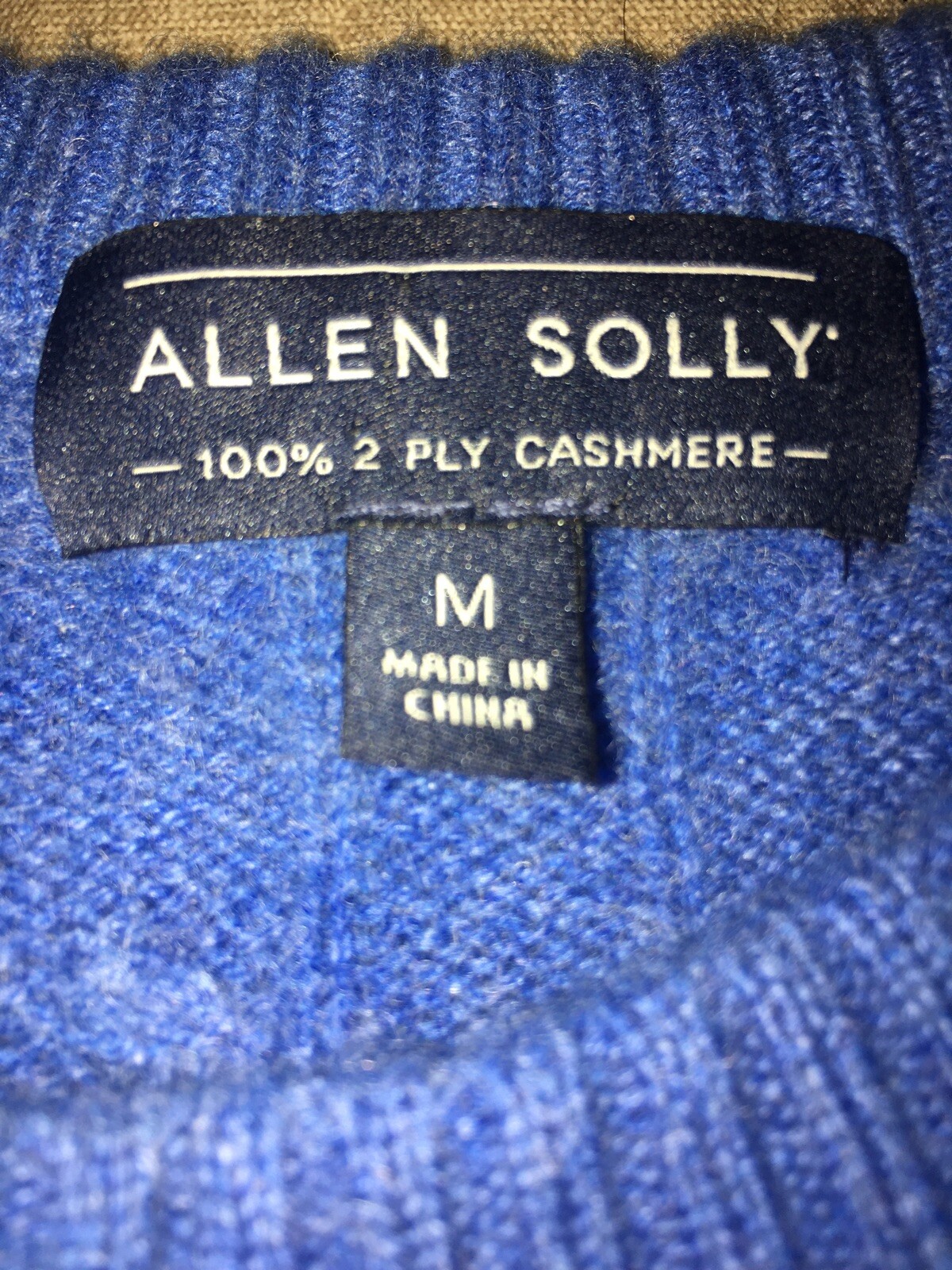 Women's ALLEN SOLLY 100% 2PLY Cashmere 