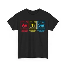 Autism Awareness Shirt, Elements Periodic Table Women Men T-shirt 
