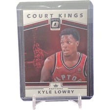Kyle Lowry 2017-18 Panini Donruss Optic Court Kings #26 Raptors Card W/ Top