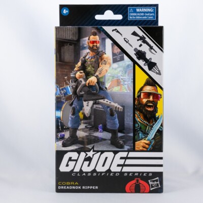 G.I. Joe Classified Series Dreadnok Ripper #102 Cobra Action Figure