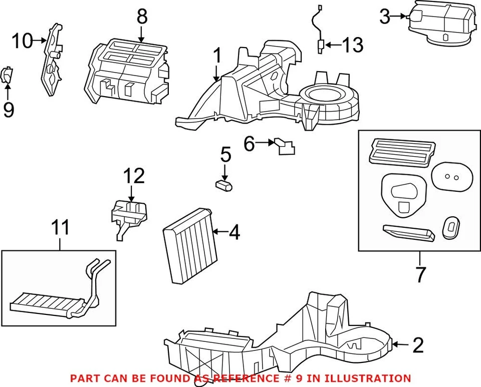 正品 原始设备制造商 Mopar HVAC 加热器 混合门致动器 适用于道奇 Nitro Jeep Liberty — 第 3/3 张图片