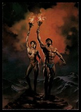 Comic Images Boris Fantasy Art Exotic Card # 1 The Torch Man Woman Fire