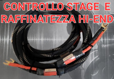 CAVI DI POTENZA PER DIFFUSORI BI-WIRING JUMPER HI-END HI-RES HI-FI TOP UPGRADE
