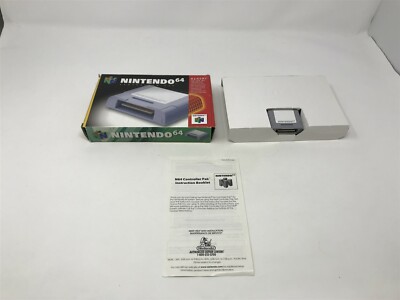 Memory controller Pak Genuine OEM - Nintendo 64 N64 - Complete in Box