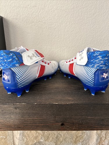 Under Armour Men's 9.5 Highlight MC TX LE Football Cleats 3025854 100 Size New - Picture 4 of 8
