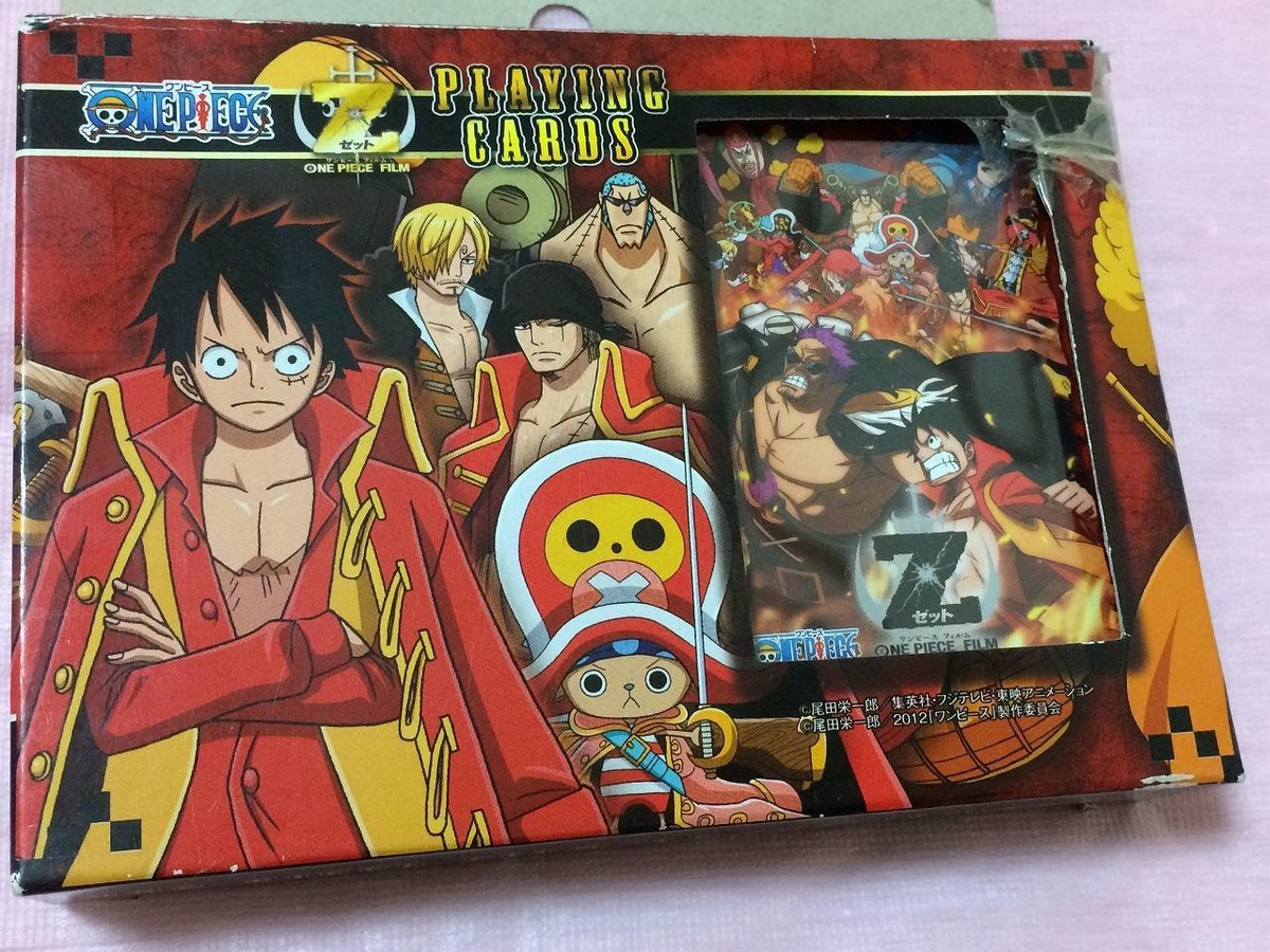 ONE PIECE 38点セット One Piece Z Playing Cards Full Complete Set 54 Cards +2cards