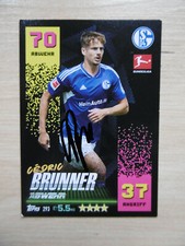 Cedric Brunner autograph signed TC Topps Bundesliga "FC Schalke 04 22/23"