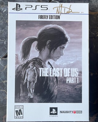 Charity! The Last of Us Part I Firefly Edition Signed By Neil Druckmann in Gold