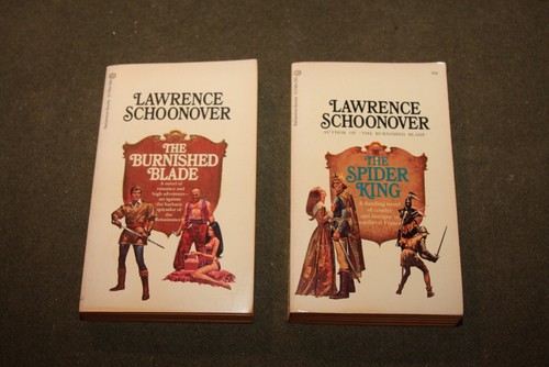 Menge 2 Lawrence Schoonover PBs - Die brünierte Klinge & Der Spinnenkönig