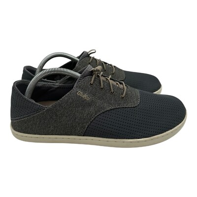 Olukai Nohea Moku Boat Shoes Men\'s Sz 9 Blue Gray Sneakers No Tie Laces Slip On‎ Men main image 3