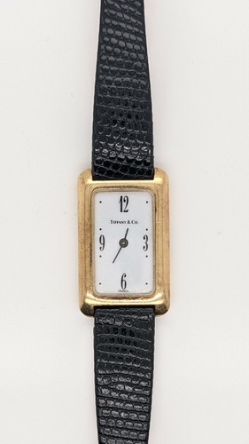 Tiffany & Co. 14K Yellow Gold Tank Watch - 18mm x 30mm - Picture 4 of 8