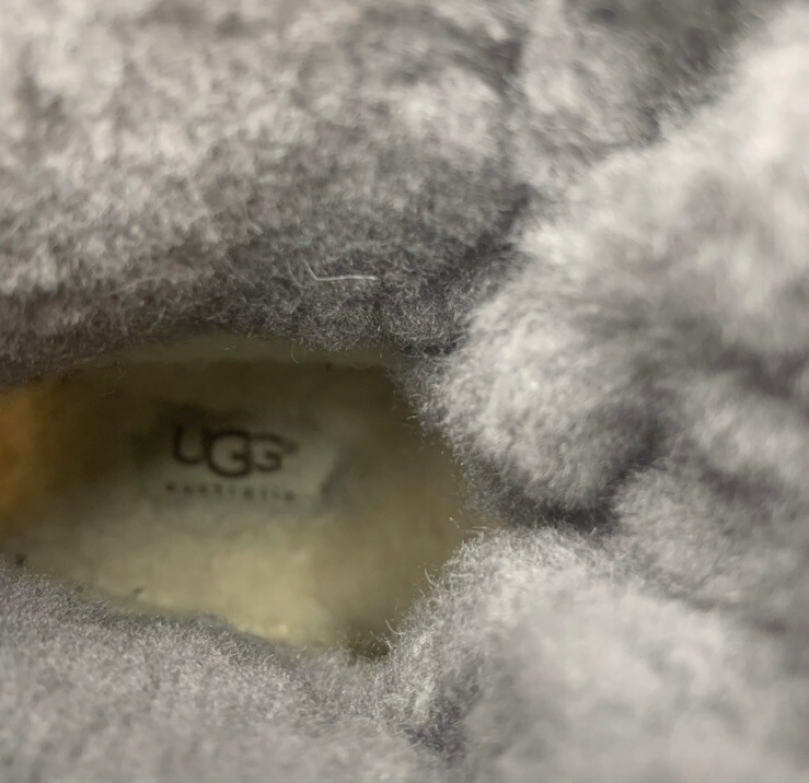Ugg Adirondack Boot II Black Gray Faux Fur Trim Lace Up Ankle Snow Boots 6.5 image 9