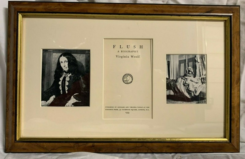 VIRGINIA WOOLF Photo Elizabeth B Browning Flush Matted Framed 