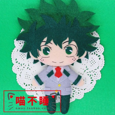 My Hero Academia Midoriya Izuku Handmade Keychain Hanging Plush Doll DIY Toys | eBay