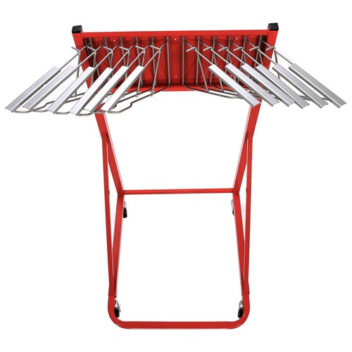 Mobile Blueprint Storage Rack Construction Plan Holder w/12 Brackets 240 lbs New - Picture 21 of 23