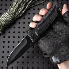 Folding knife pocket knife Spring open Assist survival hunting tactical knife US