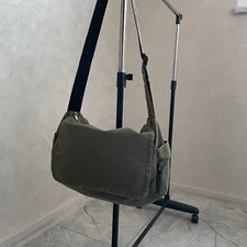 Canvas Crossbody Bag Extra Large for Women and Men for School and Travel, y2k