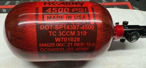 Bouteille Aérolite HK Army 68/4500 Psi - Rouge - NEUVE