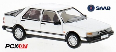 Saab 900 CC Limousine 4-Türer (1985) weiß - Baureihe PCX87 - Maßstab 1:87 - HO