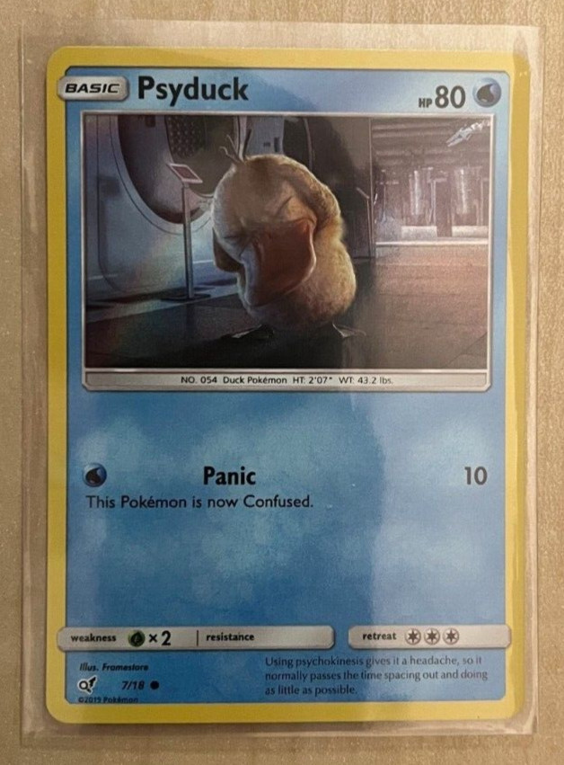 Psyduck 7/18  Promo Movie - Pokemon Card - MINT