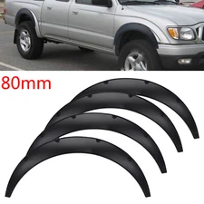 For Toyota Tacoma Black Extended Fender Flares Wide Body Wheel Arches Body Kit