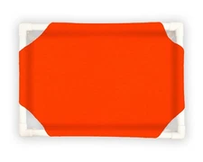 Truman + Teddy Elevated Dog Bed (Blaze Orange)