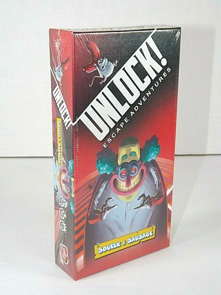 UNLOCK! Squeek & Sausage Card Game Escape Room Strategy Game New Factory Sealed - Image 2 of 4