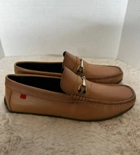 Marc Joseph Slip On Shoes Womens Size 11 Brown Leather Horsebit Comfort Loafers