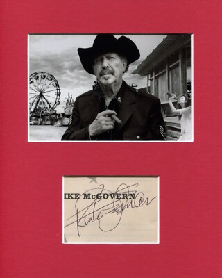 Kinky Friedman Texas Poet Singer Author Actor Signed Autograph Photo Display